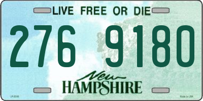 NH license plate 2769180