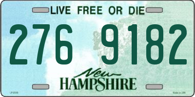 NH license plate 2769182