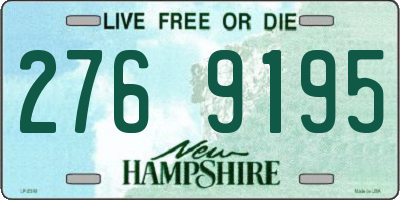 NH license plate 2769195