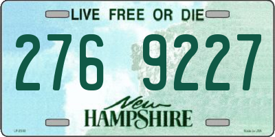 NH license plate 2769227