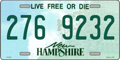 NH license plate 2769232