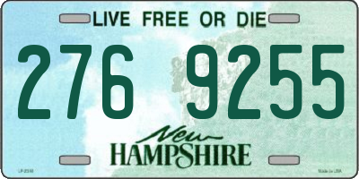 NH license plate 2769255