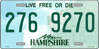NH license plate 2769270