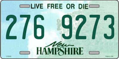 NH license plate 2769273