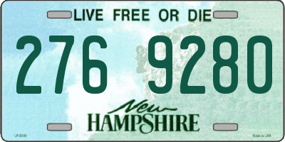 NH license plate 2769280