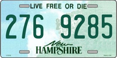 NH license plate 2769285