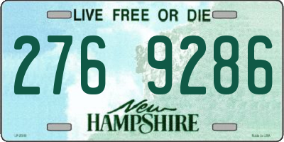 NH license plate 2769286