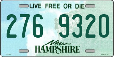 NH license plate 2769320