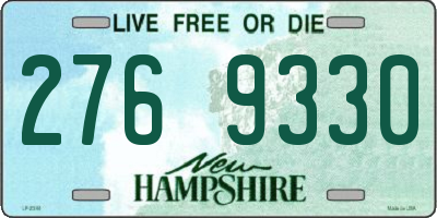 NH license plate 2769330