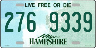NH license plate 2769339