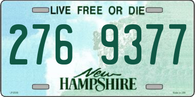 NH license plate 2769377