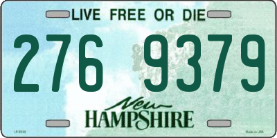 NH license plate 2769379