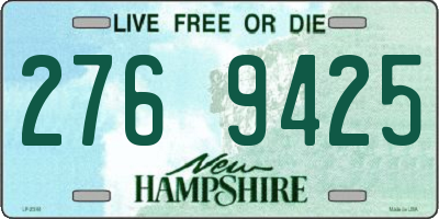 NH license plate 2769425