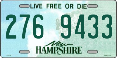 NH license plate 2769433