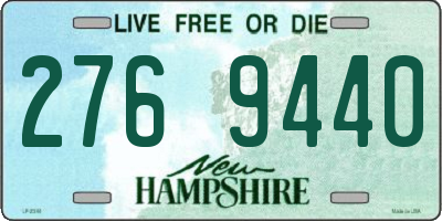 NH license plate 2769440