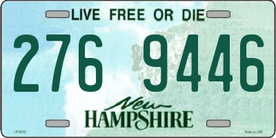 NH license plate 2769446
