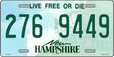 NH license plate 2769449
