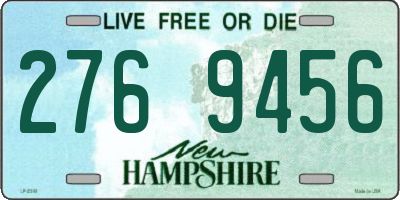 NH license plate 2769456