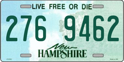 NH license plate 2769462