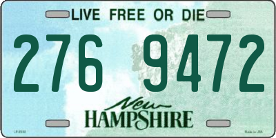 NH license plate 2769472