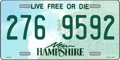 NH license plate 2769592