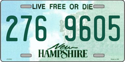 NH license plate 2769605