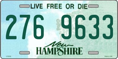 NH license plate 2769633