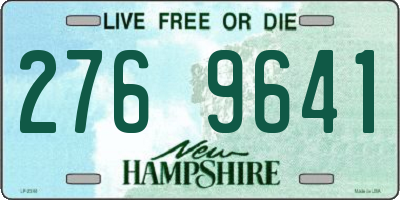 NH license plate 2769641