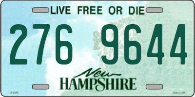 NH license plate 2769644