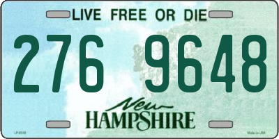 NH license plate 2769648