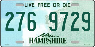 NH license plate 2769729