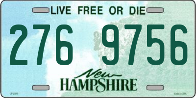 NH license plate 2769756
