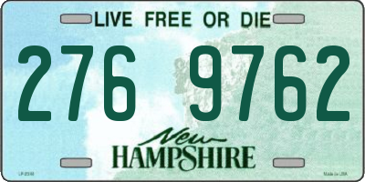 NH license plate 2769762