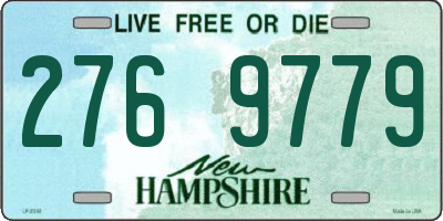 NH license plate 2769779