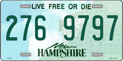 NH license plate 2769797