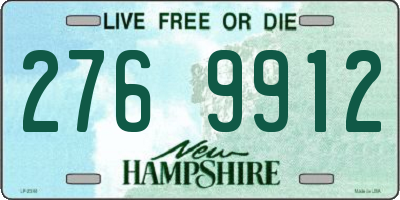 NH license plate 2769912