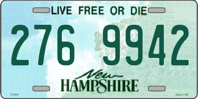 NH license plate 2769942