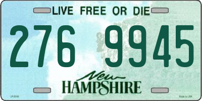 NH license plate 2769945