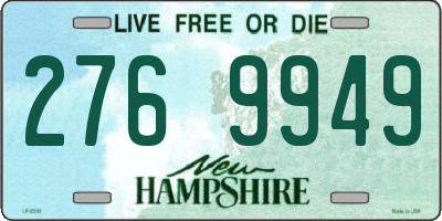 NH license plate 2769949
