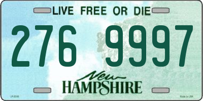 NH license plate 2769997