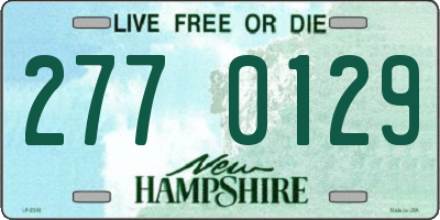 NH license plate 2770129