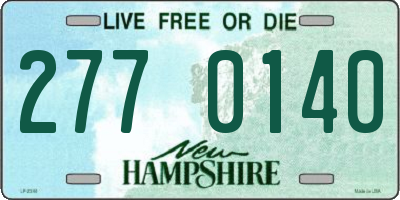 NH license plate 2770140