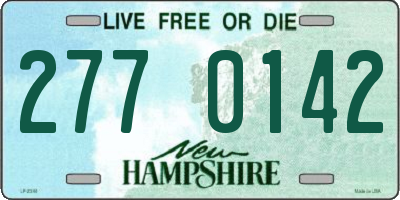NH license plate 2770142