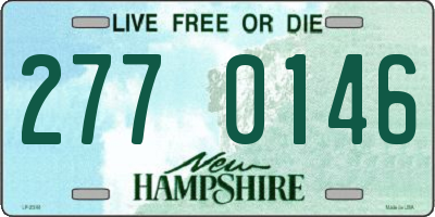 NH license plate 2770146