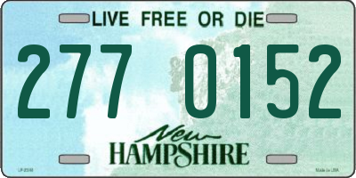 NH license plate 2770152