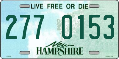 NH license plate 2770153