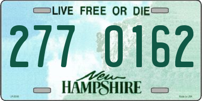 NH license plate 2770162