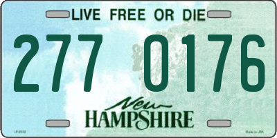 NH license plate 2770176