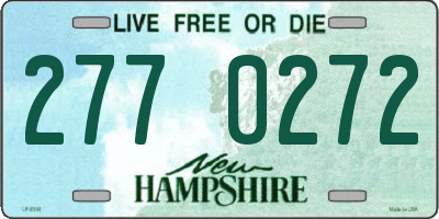 NH license plate 2770272