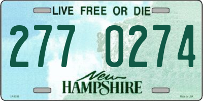 NH license plate 2770274